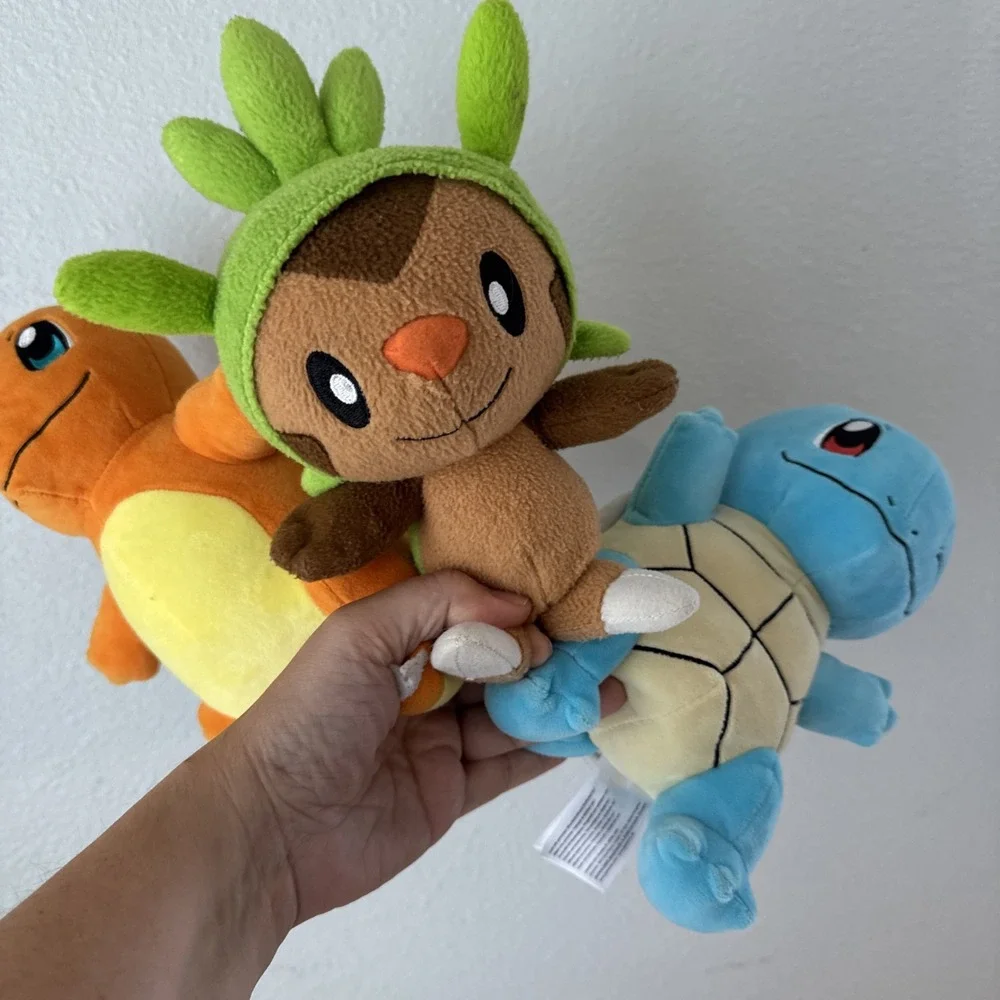 Pokemon Plush Toy Mixed Huge Lot of 15 Tomy Magicarp Scorbunny Dragonite Minun